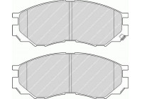 Brake Pad Set, disc brake PREMIER ECO FRICTION FDB1422 Ferodo