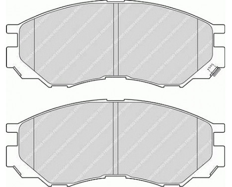 Brake Pad Set, disc brake PREMIER ECO FRICTION FDB1422 Ferodo, Image 2