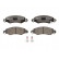 Brake Pad Set, disc brake PREMIER ECO FRICTION FDB1423 Ferodo