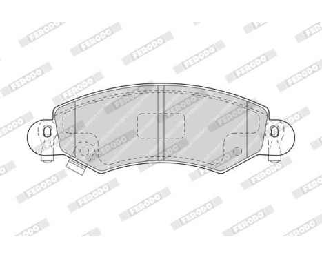 Brake Pad Set, disc brake PREMIER ECO FRICTION FDB1423 Ferodo, Image 4