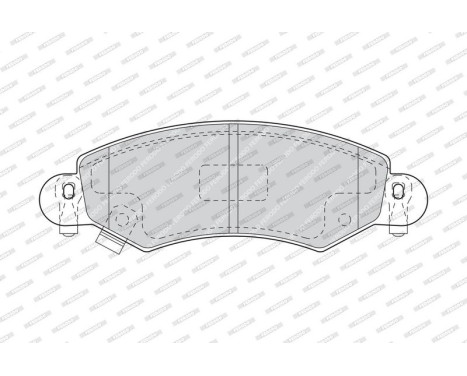 Brake Pad Set, disc brake PREMIER ECO FRICTION FDB1423 Ferodo, Image 4