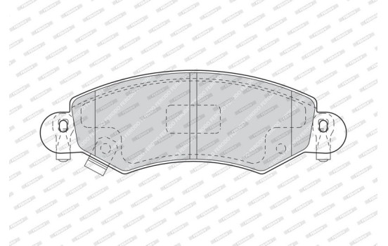 Brake Pad Set, disc brake PREMIER ECO FRICTION FDB1423 Ferodo, Image 4