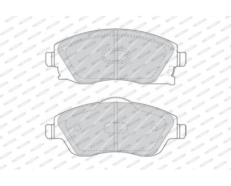 Brake Pad Set, disc brake PREMIER ECO FRICTION FDB1424 Ferodo, Image 4