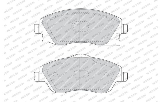 Brake Pad Set, disc brake PREMIER ECO FRICTION FDB1424 Ferodo, Image 4