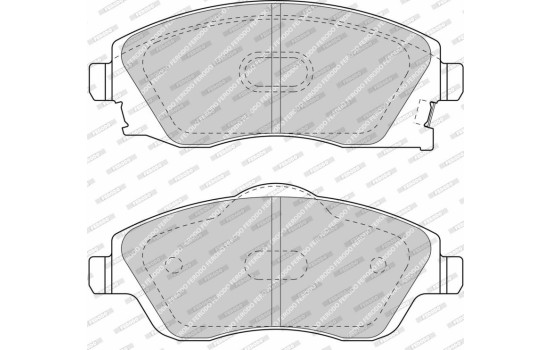 Brake Pad Set, disc brake PREMIER ECO FRICTION FDB1424 Ferodo, Image 5