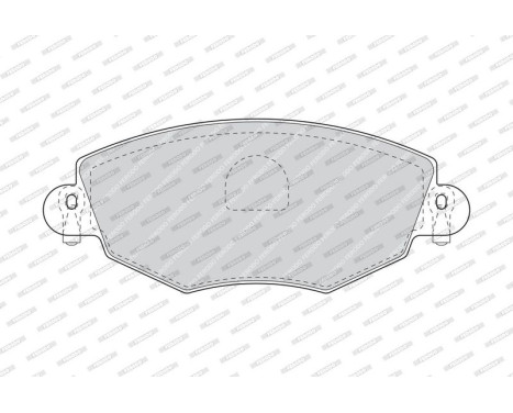 Brake Pad Set, disc brake PREMIER ECO FRICTION FDB1425 Ferodo, Image 3