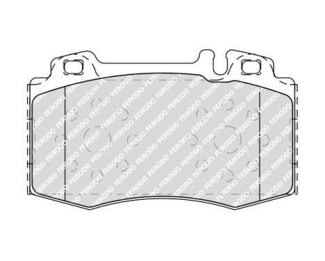 Brake Pad Set, disc brake PREMIER ECO FRICTION FDB1426 Ferodo, Image 4