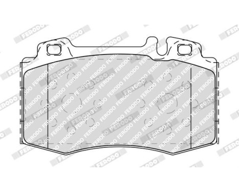 Brake Pad Set, disc brake PREMIER ECO FRICTION FDB1426 Ferodo, Image 4