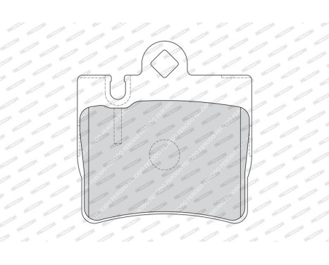 Brake Pad Set, disc brake PREMIER ECO FRICTION FDB1427 Ferodo, Image 4