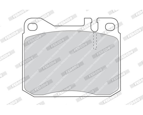 Brake Pad Set, disc brake PREMIER ECO FRICTION FDB143 Ferodo, Image 3