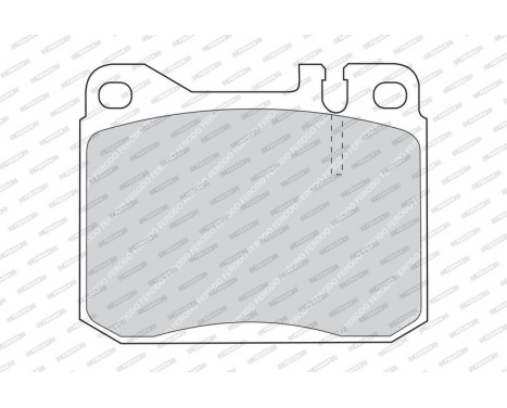 Brake Pad Set, disc brake PREMIER ECO FRICTION FDB143 Ferodo, Image 3