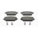 Brake Pad Set, disc brake PREMIER ECO FRICTION FDB1439 Ferodo, Thumbnail 3