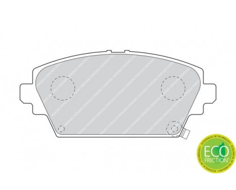 Brake Pad Set, disc brake PREMIER ECO FRICTION FDB1439 Ferodo, Image 4