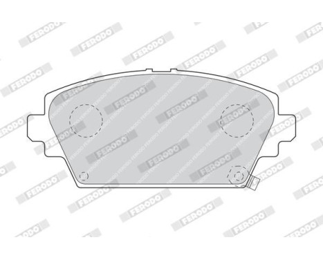 Brake Pad Set, disc brake PREMIER ECO FRICTION FDB1439 Ferodo, Image 4