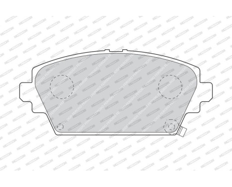 Brake Pad Set, disc brake PREMIER ECO FRICTION FDB1439 Ferodo, Image 4