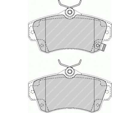 Brake Pad Set, disc brake PREMIER ECO FRICTION FDB1442 Ferodo, Image 2