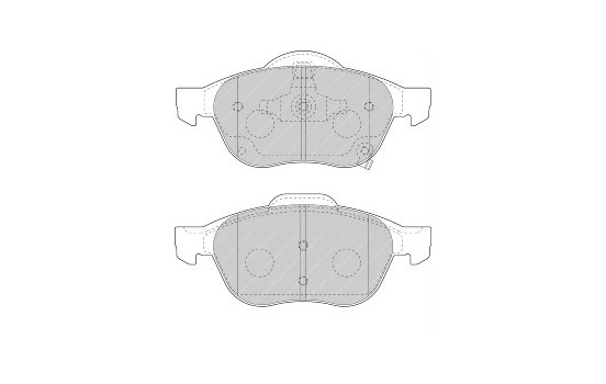 Brake Pad Set, disc brake PREMIER ECO FRICTION FDB1447 Ferodo, Image 2