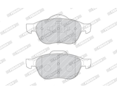 Brake Pad Set, disc brake PREMIER ECO FRICTION FDB1447 Ferodo, Image 4