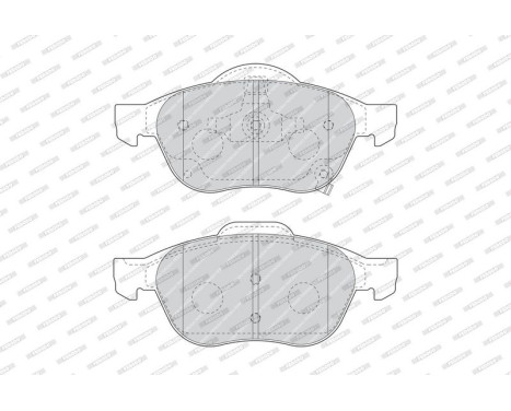 Brake Pad Set, disc brake PREMIER ECO FRICTION FDB1447 Ferodo, Image 4