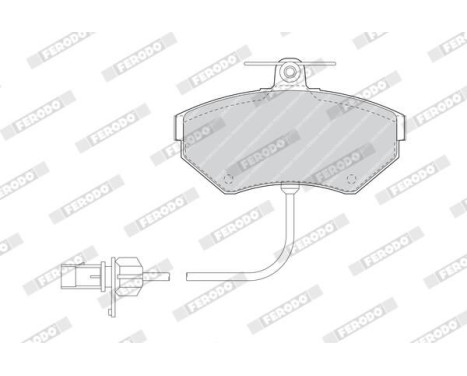 Brake Pad Set, disc brake PREMIER ECO FRICTION FDB1451 Ferodo, Image 4