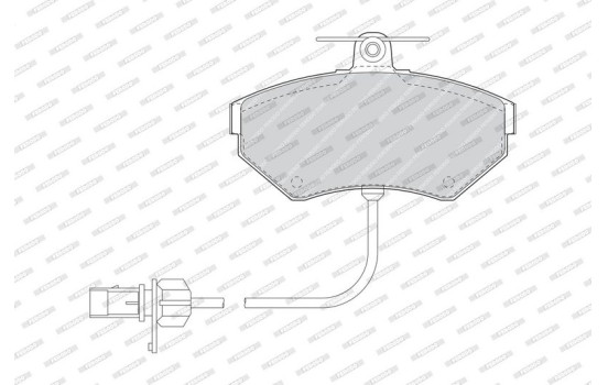 Brake Pad Set, disc brake PREMIER ECO FRICTION FDB1451 Ferodo, Image 4