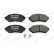 Brake Pad Set, disc brake PREMIER ECO FRICTION FDB1455 Ferodo, Thumbnail 4