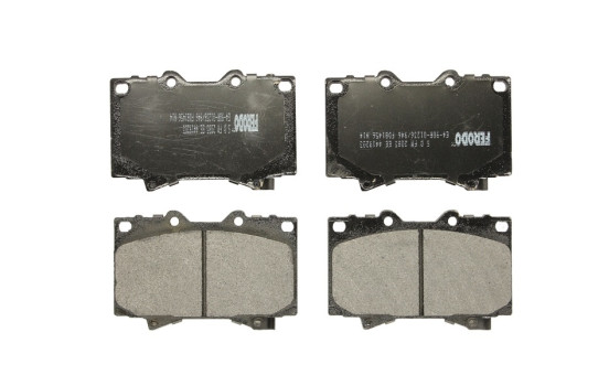 Brake Pad Set, disc brake PREMIER ECO FRICTION FDB1456 Ferodo
