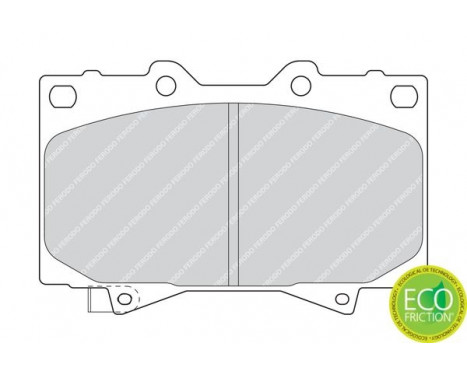 Brake Pad Set, disc brake PREMIER ECO FRICTION FDB1456 Ferodo, Image 3