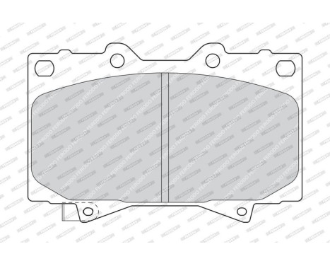 Brake Pad Set, disc brake PREMIER ECO FRICTION FDB1456 Ferodo, Image 3