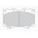 Brake Pad Set, disc brake PREMIER ECO FRICTION FDB1456 Ferodo, Thumbnail 3