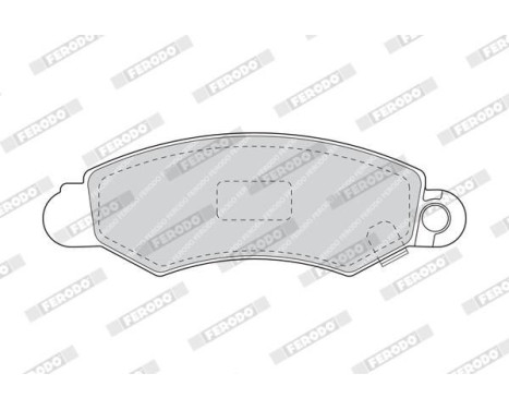 Brake Pad Set, disc brake PREMIER ECO FRICTION FDB1459 Ferodo, Image 4