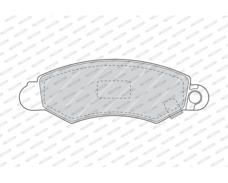Brake Pad Set, disc brake PREMIER ECO FRICTION FDB1459 Ferodo, Image 4