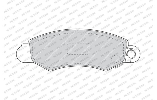 Brake Pad Set, disc brake PREMIER ECO FRICTION FDB1459 Ferodo, Image 4