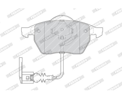 Brake Pad Set, disc brake PREMIER ECO FRICTION FDB1463 Ferodo, Image 3