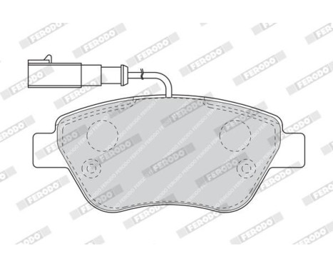 Brake Pad Set, disc brake PREMIER ECO FRICTION FDB1466 Ferodo, Image 4