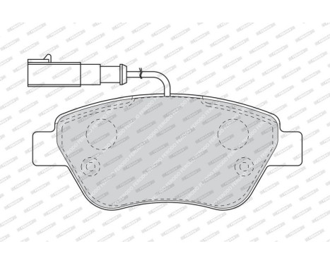 Brake Pad Set, disc brake PREMIER ECO FRICTION FDB1466 Ferodo, Image 4