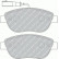 Brake Pad Set, disc brake PREMIER ECO FRICTION FDB1467 Ferodo, Thumbnail 2