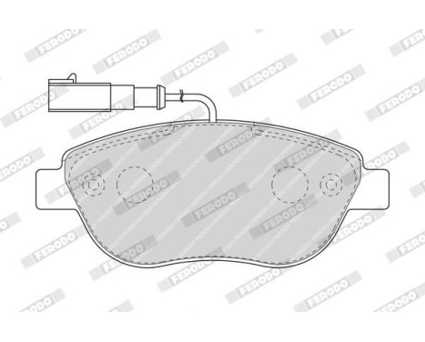 Brake Pad Set, disc brake PREMIER ECO FRICTION FDB1467 Ferodo, Image 4