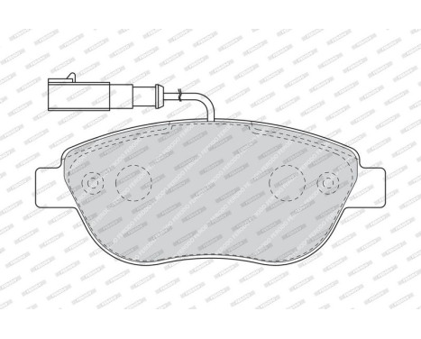 Brake Pad Set, disc brake PREMIER ECO FRICTION FDB1467 Ferodo, Image 4