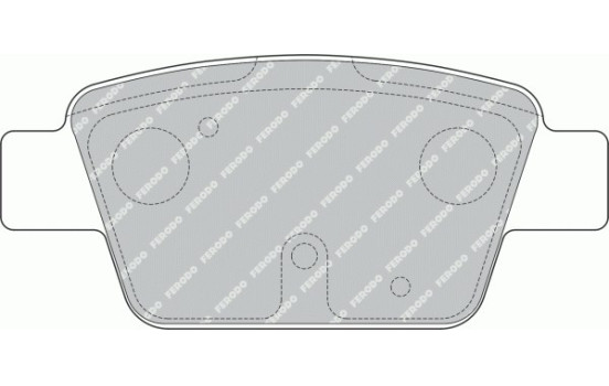 Brake Pad Set, disc brake PREMIER ECO FRICTION FDB1469 Ferodo, Image 2