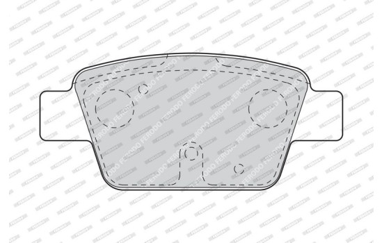 Brake Pad Set, disc brake PREMIER ECO FRICTION FDB1469 Ferodo, Image 4