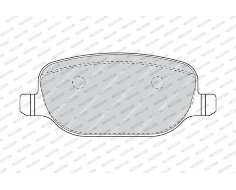 Brake Pad Set, disc brake PREMIER ECO FRICTION FDB1471 Ferodo, Image 3