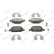 Brake Pad Set, disc brake PREMIER ECO FRICTION FDB1472 Ferodo, Thumbnail 4