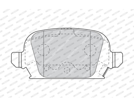 Brake Pad Set, disc brake PREMIER ECO FRICTION FDB1472 Ferodo, Image 4