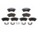 Brake Pad Set, disc brake PREMIER ECO FRICTION FDB1473 Ferodo