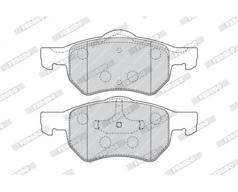 Brake Pad Set, disc brake PREMIER ECO FRICTION FDB1474 Ferodo, Image 4