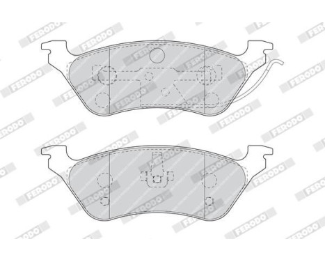Brake Pad Set, disc brake PREMIER ECO FRICTION FDB1475 Ferodo, Image 3