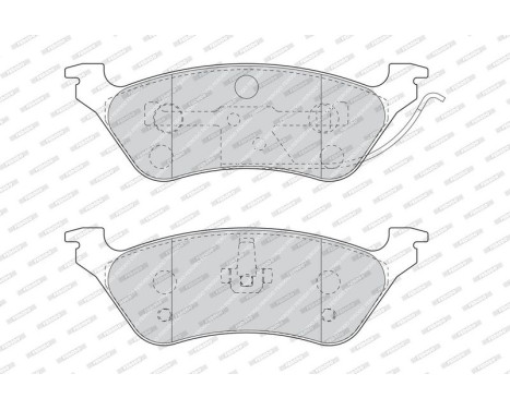 Brake Pad Set, disc brake PREMIER ECO FRICTION FDB1475 Ferodo, Image 3