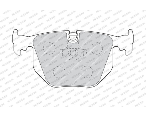 Brake Pad Set, disc brake PREMIER ECO FRICTION FDB1483 Ferodo, Image 3