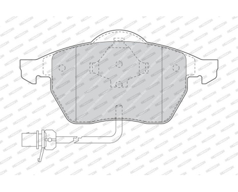Brake Pad Set, disc brake PREMIER ECO FRICTION FDB1496 Ferodo, Image 3